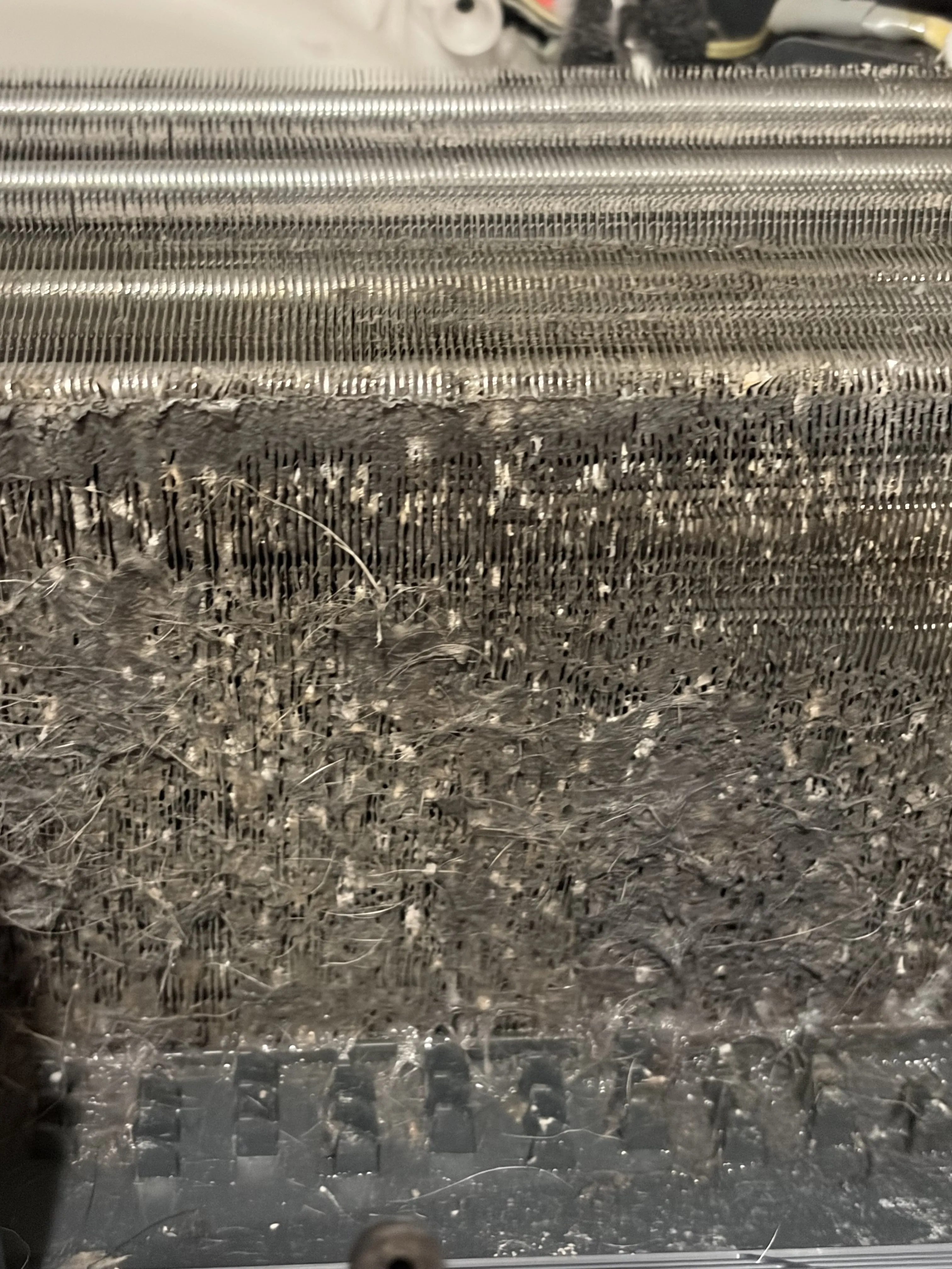 ヒートポンプフィンの汚れ