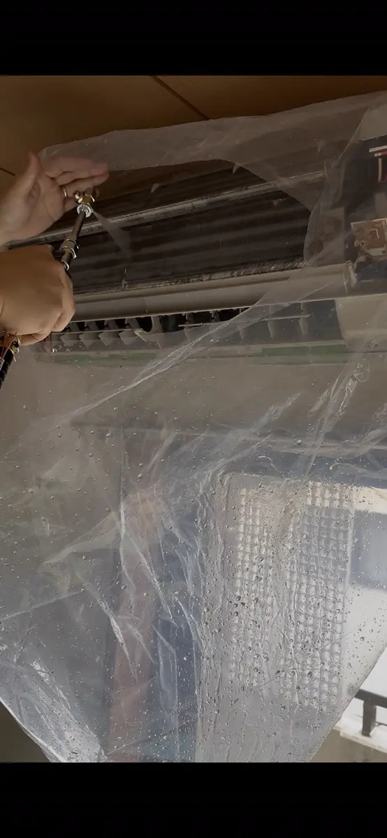 エアコン高圧洗浄